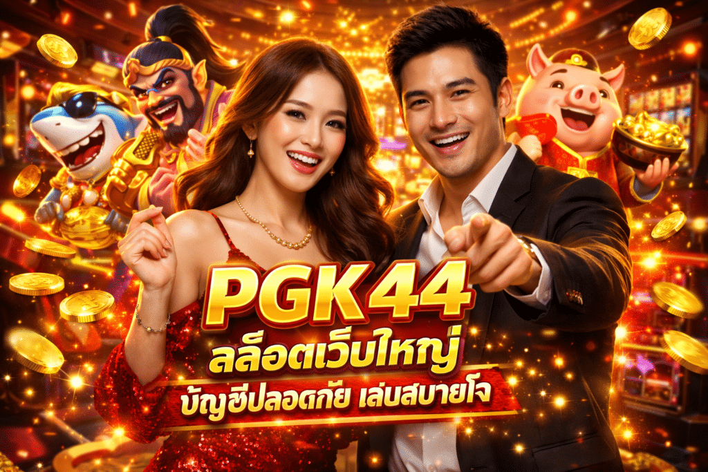 PGK44 สล็อตเว็บใหญ่ บัญชีปลอดภัย เล่นสบายใจ